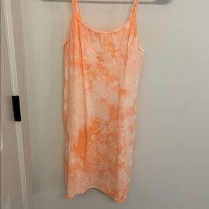 Billabong Peach Tie-Dye Dress